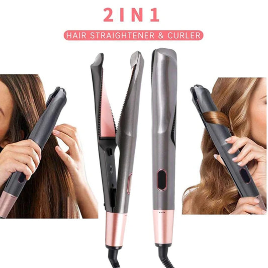 2 in 1 Professional Hair Straightener And Curler